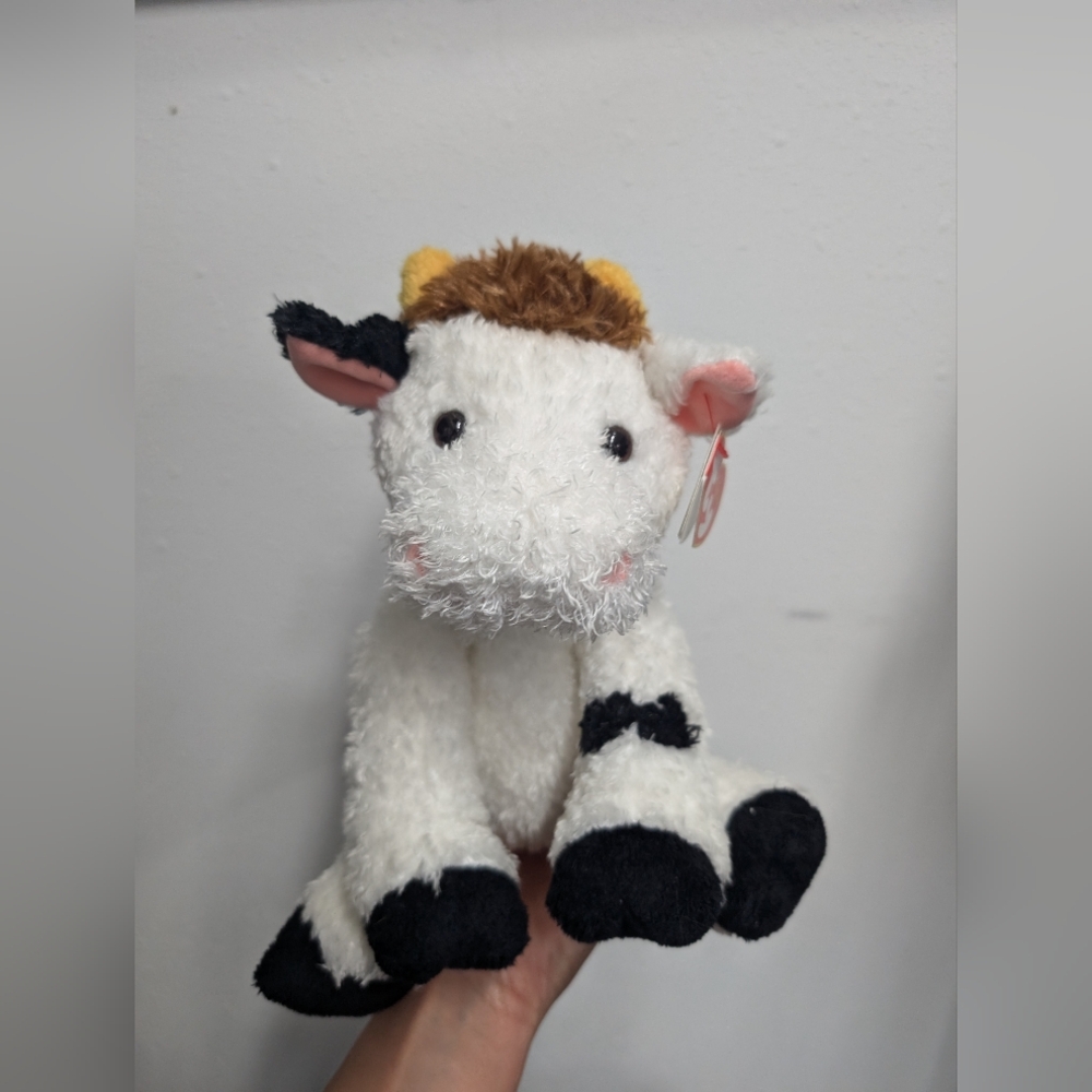 Buttermilk cow ty beanie buddy